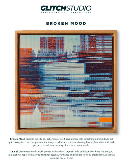 Broken Mood | 12x12 Framed